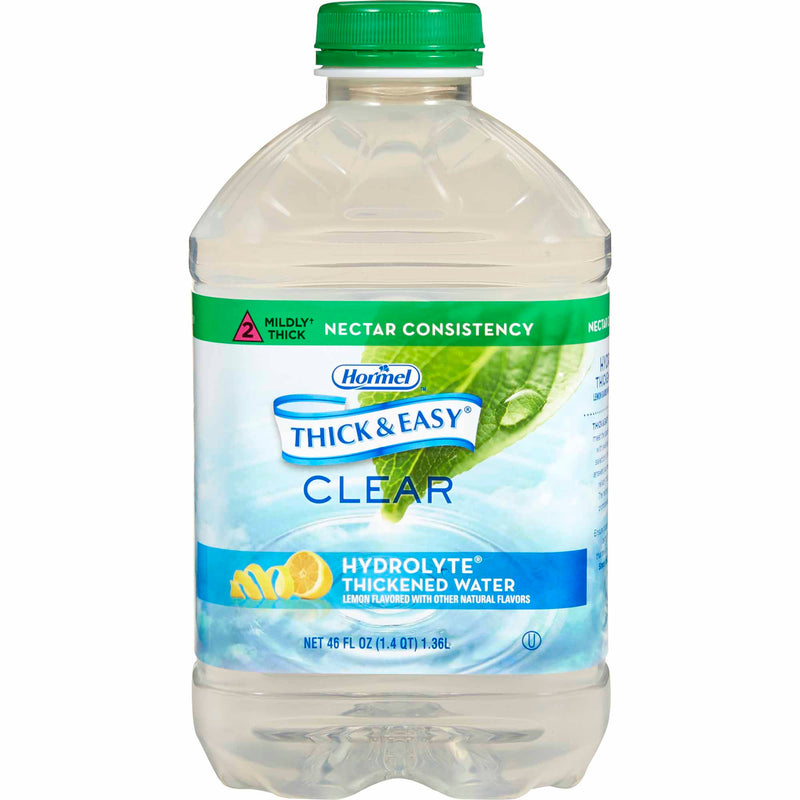Thick & Easy® Hydrolyte® Nectar Consistency Lemon Thickened Water, 46 Oz. Bottle, Sold As 1/Each Hormel 12863