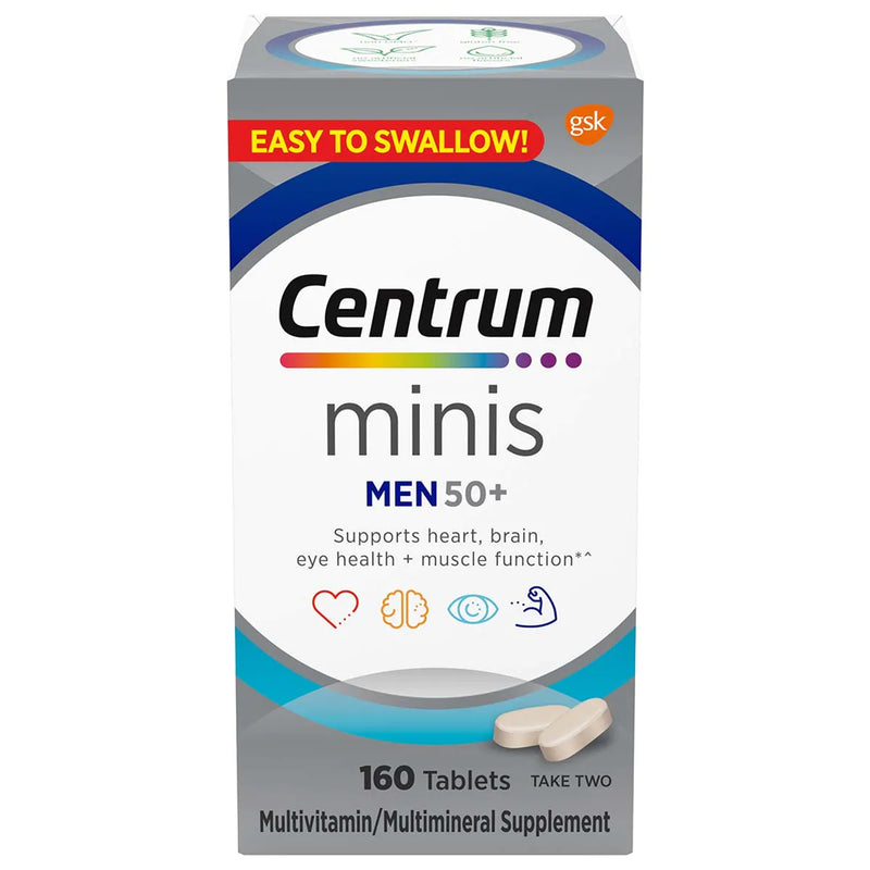 Centrum Minis Men 50+ Multivitamin Tablets, Sold As 1/Bottle Glaxo 30573478299