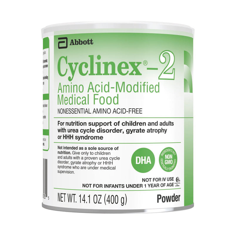 Cyclinex®-2 Amino Acid–Modified Medical Food For Urea Cycle Disorder, Gyrate Atrophy Or Hhh Syndrome, 14.1-Ounce Can, Sold As 6/Case Abbott 67034