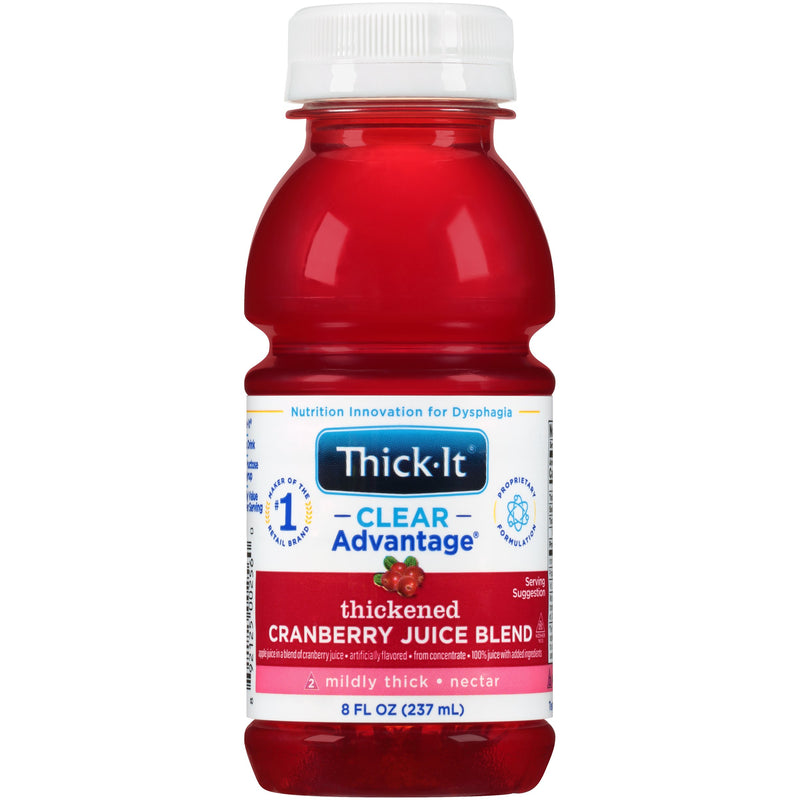 Thick-It® Clear Advantage® Nectar Consistency Cranberry Thickened Beverage, 8 Oz. Bottle, Sold As 24/Case Kent B459-L9044