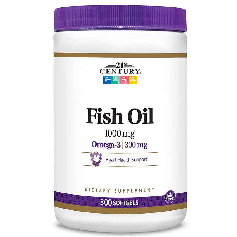 21St Century® Fish Oil Omega 3 Supplement, Sold As 1/Bottle 21St 74098521495