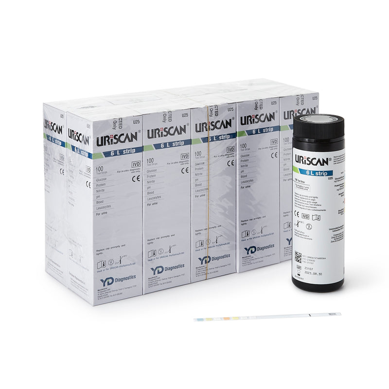 Uriscan Urine Reagent Strip, Sold As 10/Case Biosys U25