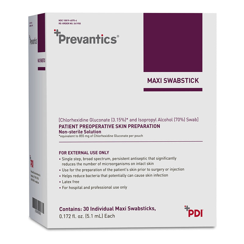 Prevantics® Maxi Swabsticks, Sold As 30/Box Professional S41950