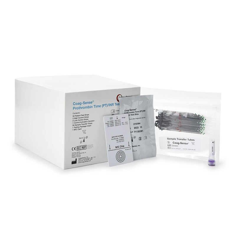 Coag-Sense® Professional Prothrombin Time (Pt/Inr) Blood Coagulation Test Kit, Sold As 50/Box Coagusense 03P56-50