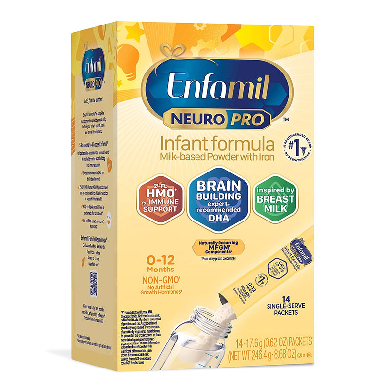 Enfamil, Pdr Neuropro Inf N/Gmo 17.6Gm (14/Bx 4Bx/Cs), Sold As 56/Case Mead 472503
