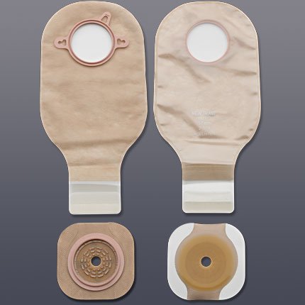 New Image™ Two-Piece Drainable Clear Ileostomy /Colostomy Kit, 12 Inch Length, 4 Inch Flange, Sold As 5/Box Hollister 19056