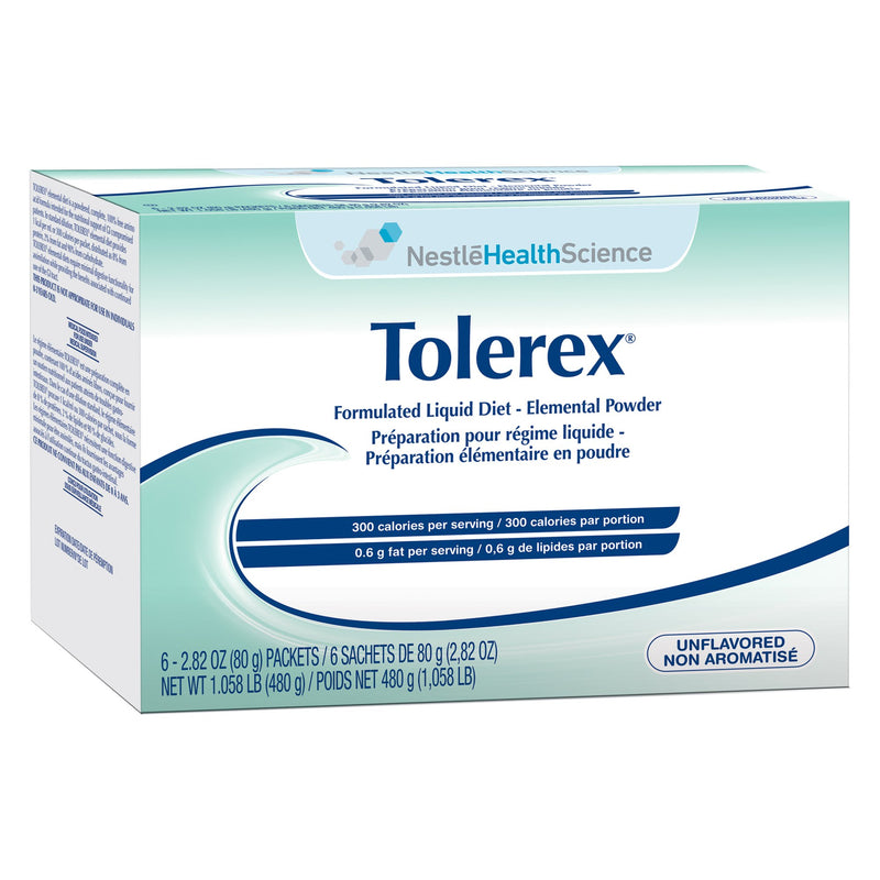 Tolerex® Formulated Liquid Diet Elemental Powder, Sold As 60/Case Nestle 10043900458059
