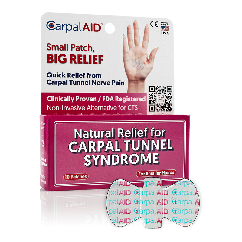 Carpalaid® Patch Hand-Based Carpal Tunnel Support, Small, Sold As 480/Case Carpal Sm10Pk
