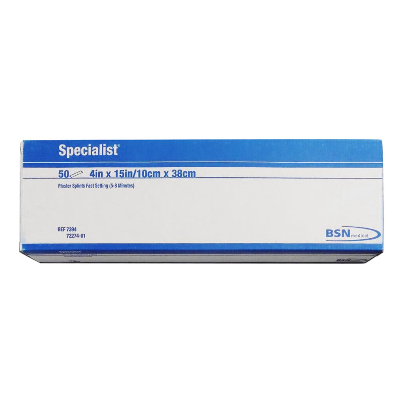 Specialist® Plaster Splint, 4 X 15 Inch, Sold As 50/Box Bsn 7394
