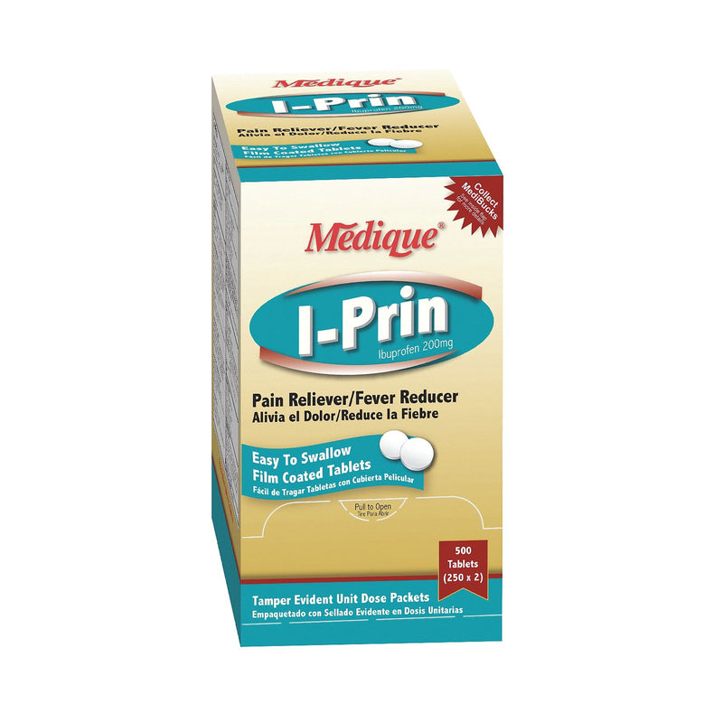 I-Prin Ibuprofen Pain Relief, Sold As 6000/Case Medique 10013