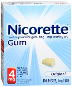 Nicorette® Nicotine Polacrilex Stop Smoking Aid, Sold As 110/Box Glaxo 00135015807