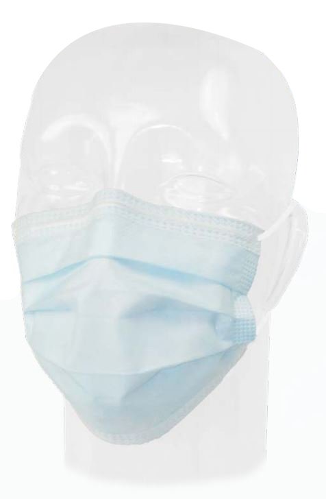 Precept® Level 1 Procedure Mask, Blue, Sold As 500/Case Aspen 15120