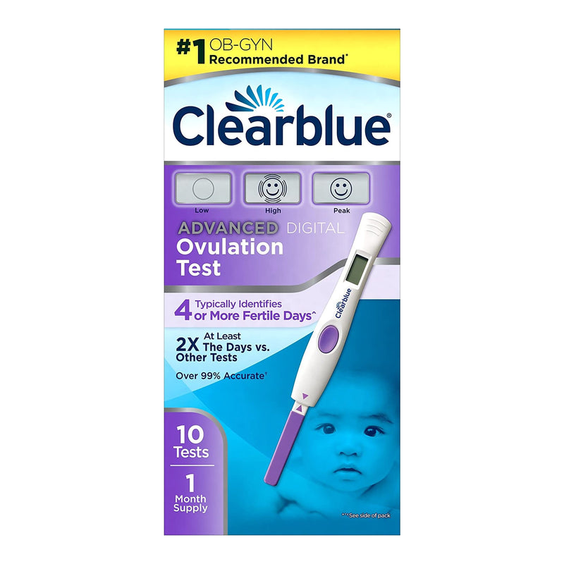 Ovulation Test, Clearblue Advanced Digital (10/Ct), Sold As 10/Carton Procter 63347260042