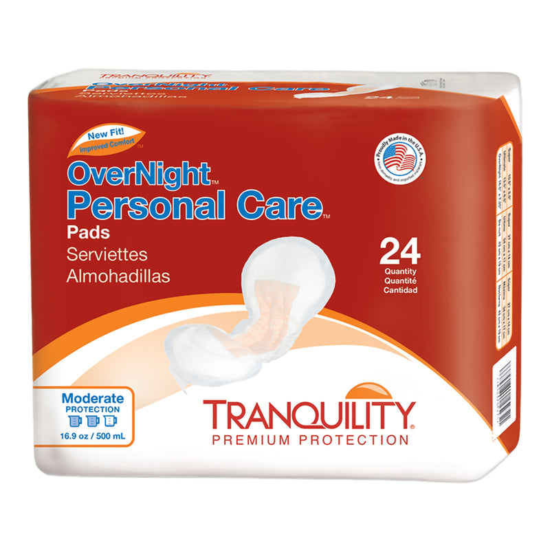 Tranquility® Overnight Bladder Control Pad, 7¼ X 16½ Inch, Sold As 24/Bag Principle 2382