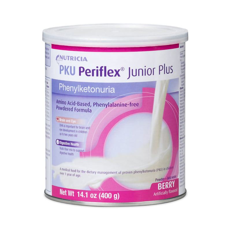 Pku Periflex® Junior Plus Pediatric Oral Supplement For Phenylketonuria (Pku), Berry Flavor, Sold As 6/Case Nutricia 89474