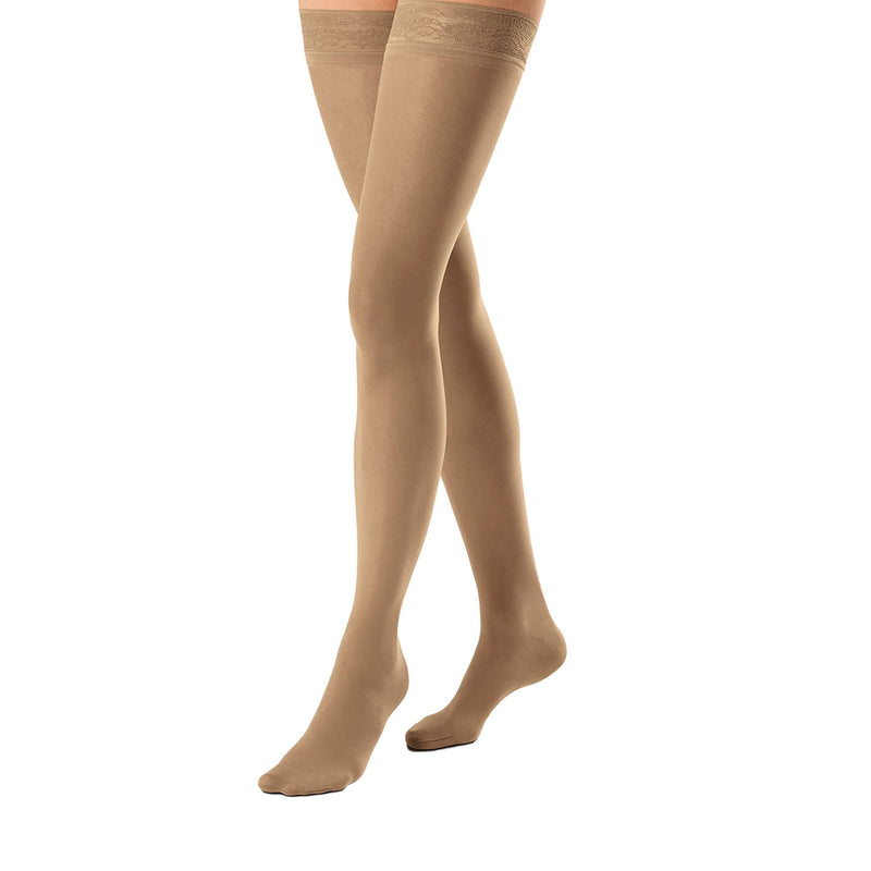 COMPRESSION STOCKING JOBST® RELIEF® THIGH HIGH LARGE BEIGE CLOSED TOE, SOLD AS 1/PAIR, BSN 7804403