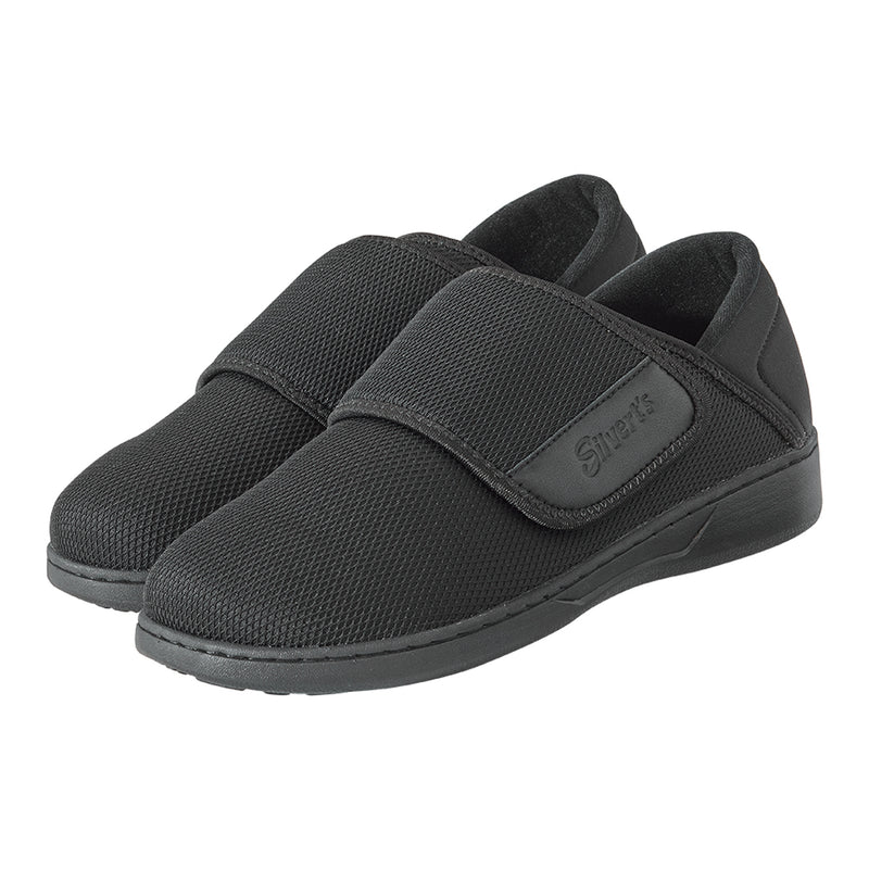 Silverts® Comfort Steps Hook And Loop Closure Shoe, Size 13, Black, Sold As 1/Pair Silverts Sv51000_Sv2_13