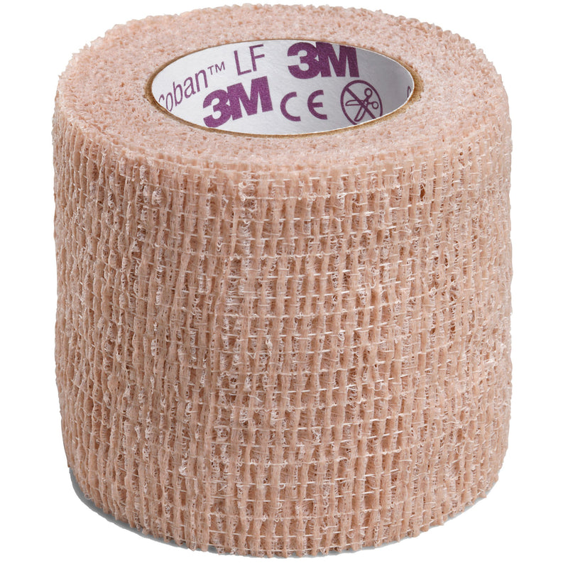 3M™ Coban™ Lf Self-Adherent Closure Cohesive Bandage, 2 Inch X 5 Yard, Tan, Sold As 36/Case 3M 2082