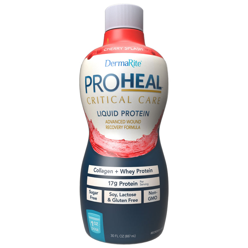 Proheal™ Critical Care Cherry Splash Liquid Protein Wound Recovery Formula, 30-Ounce Bottle, Sold As 4/Case Dermarite Pro3000