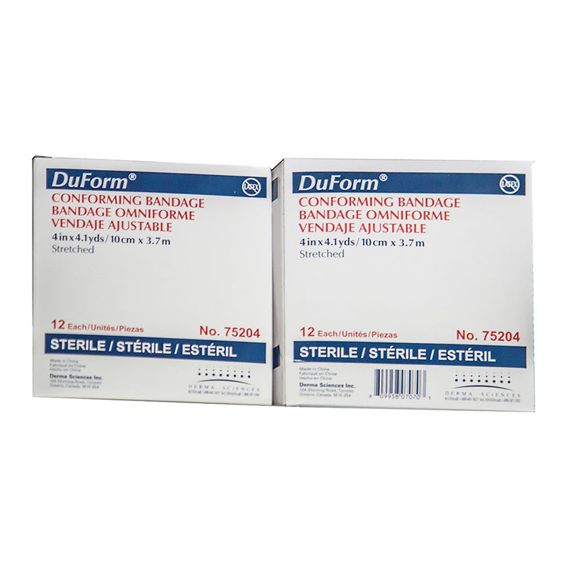 Duform® Sterile Conforming Bandage, 4 Inch X 4-1/10 Yard, Sold As 96/Case Gentell 75204
