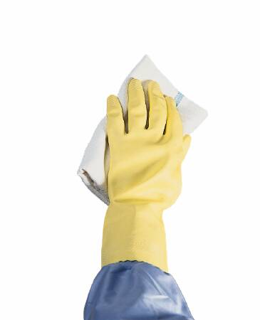 Ansell Flock Lined Latex Utility Glove, Large, Yellow, Sold As 144/Case Ansell 8988
