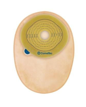 Esteem® + One-Piece Closed End Opaque Filtered Ostomy Pouch, 8 Inch Length, 13/16 To 2¾ Inch Stoma, Sold As 30/Box Convatec 416701
