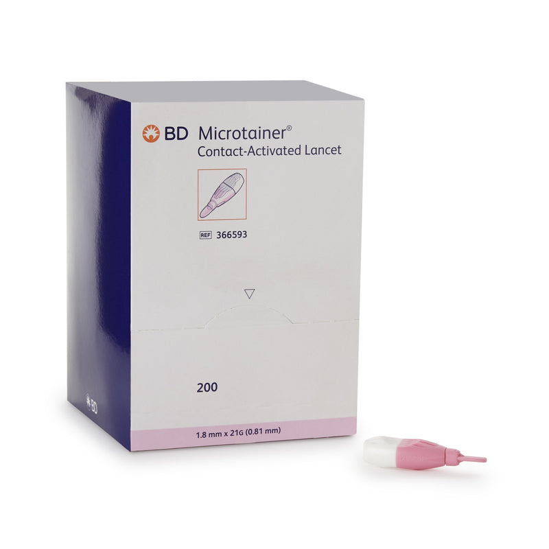 Bd Microtainer™ Safety Lancet, Sold As 200/Pack Bd 366593