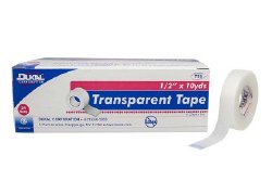 Dukal™ Transparent Medical Tape, 1 Inch X 10 Yard, Sold As 12/Box Dukal T110