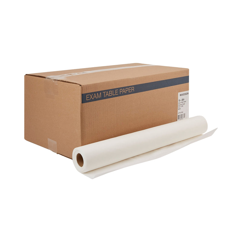 Mckesson Crepe Table Paper, 21 Inch X 125 Foot, White, Sold As 1/Roll Mckesson 18-804
