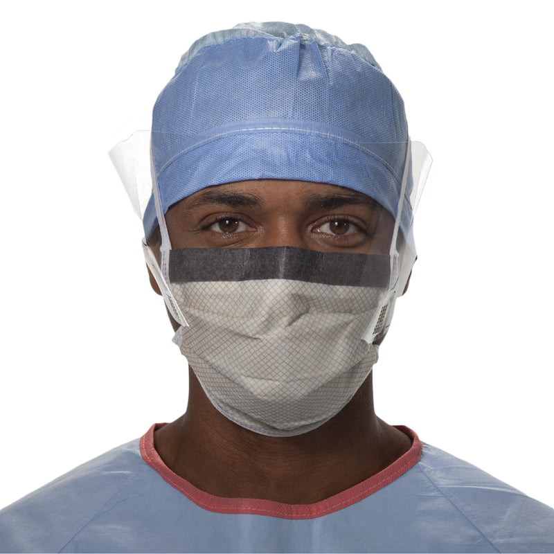 Fluidshield® Surgical Mask With Eye Shield, Sold As 25/Box O&M 62114