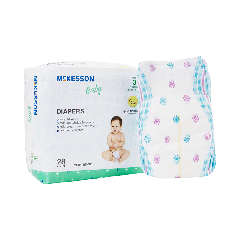 Mckesson Baby Diapers, Size 3, Sold As 1/Bag Mckesson Bd-Sz3