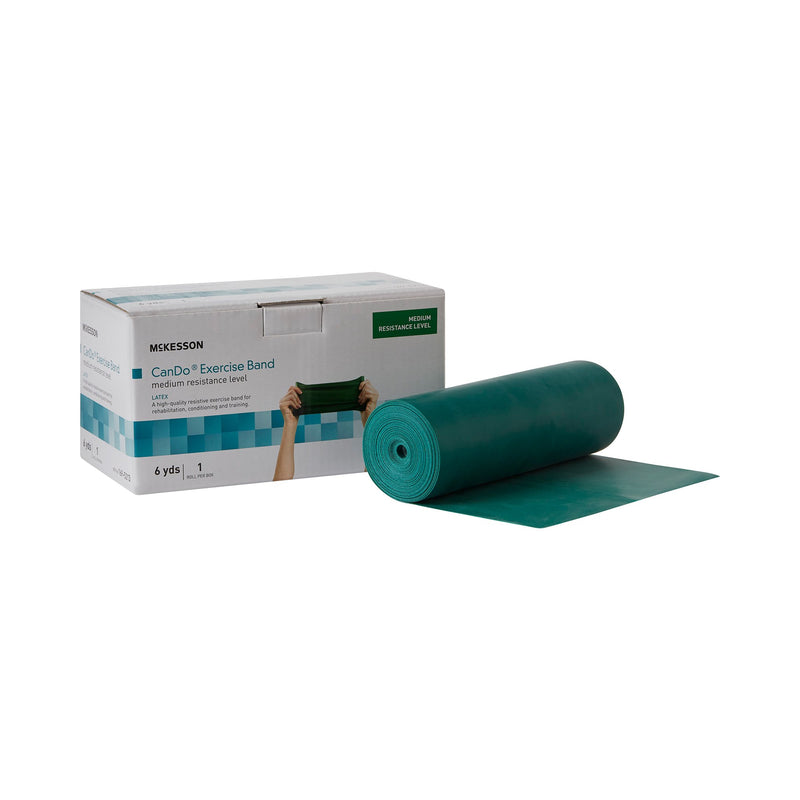 Mckesson Exercise Resistance Band, Green, 5 Inch X 6 Yard, Medium Resistance, Sold As 1/Each Mckesson 169-5213