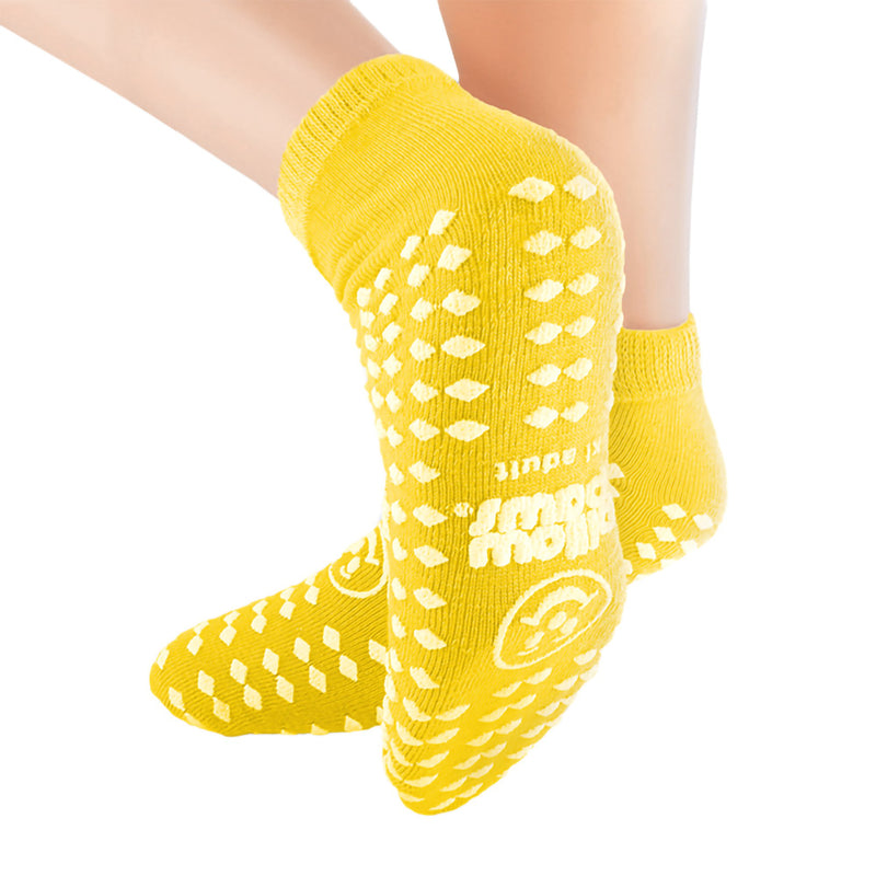 Pillow Paws® Yellow Risk Alert® Terries™ Slipper Socks, Adult, Sold As 48/Case Principle 3922-001