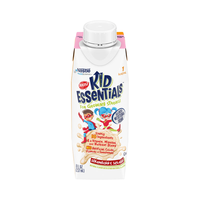 Boost® Kid Essentials™ Strawberry Pediatric Oral Supplement, 8 Oz. Carton, 24 Per Case, Sold As 1/Each Nestle 00043900285740