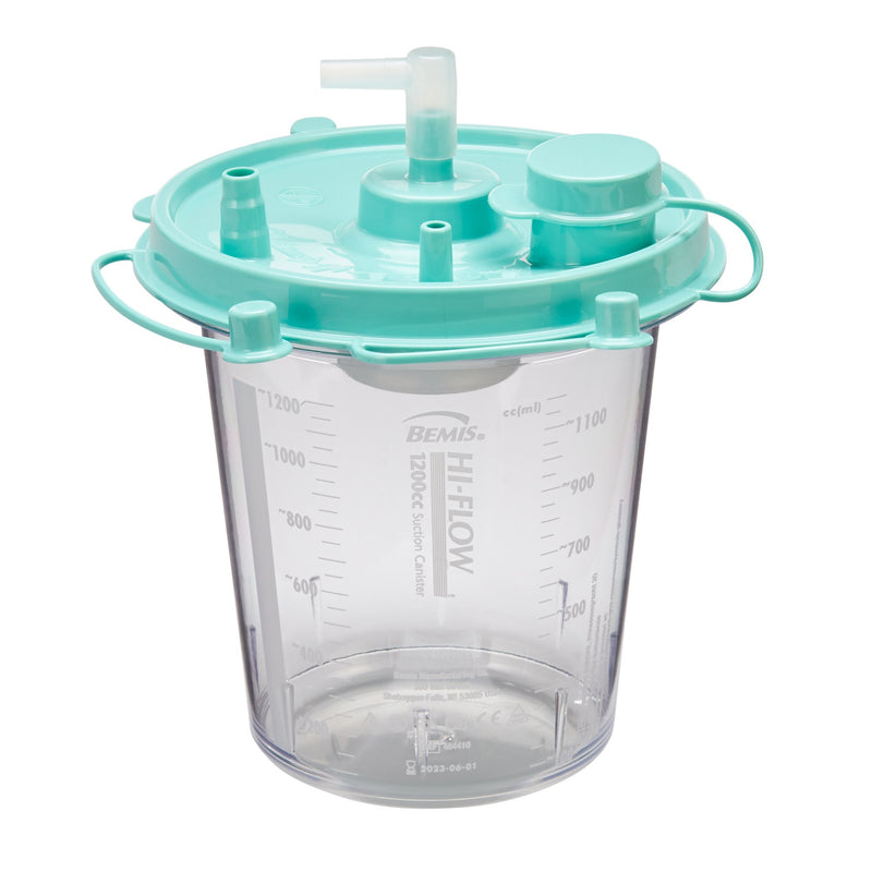 Hi-Flow™ Rigid Suction Canister For Use With Bemis Quick-Drain™ Systems, 1200 Ml, Sold As 48/Case Bemis 484410