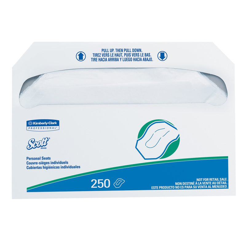 Scott® Toilet Seat Cover, 250 Per Pack, Sold As 250/Pack Kimberly 39000
