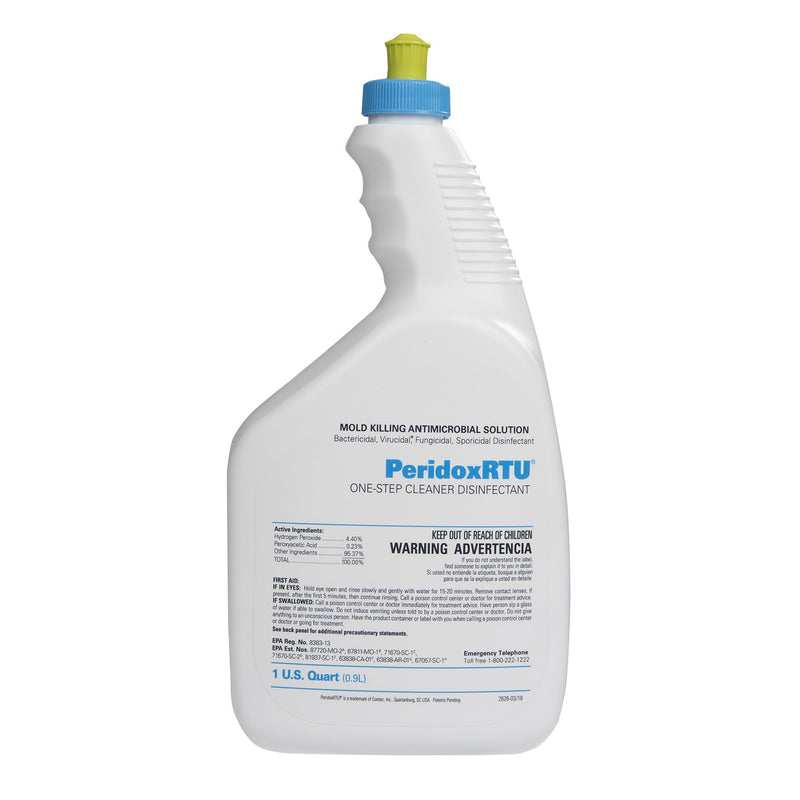 Peridoxrtu® Sporicidal Peroxide Based Surface Disinfectant Cleaner, 32 Oz. Bottle, Sold As 6/Case Connecticut Cr85335Ir