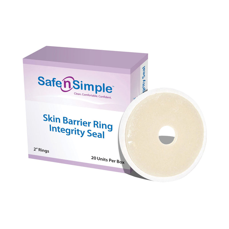 Safe-N'Simple Integrity Skin Barrier Ring, Sold As 20/Box Safe Sns68002
