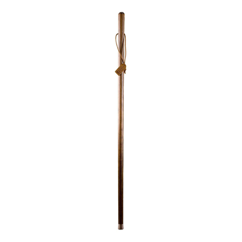 Brazos™ Traditional Straight Pine Handcrafted Walking Stick, 55-Inch, Brown, Sold As 1/Each Mabis 602-3000-1239