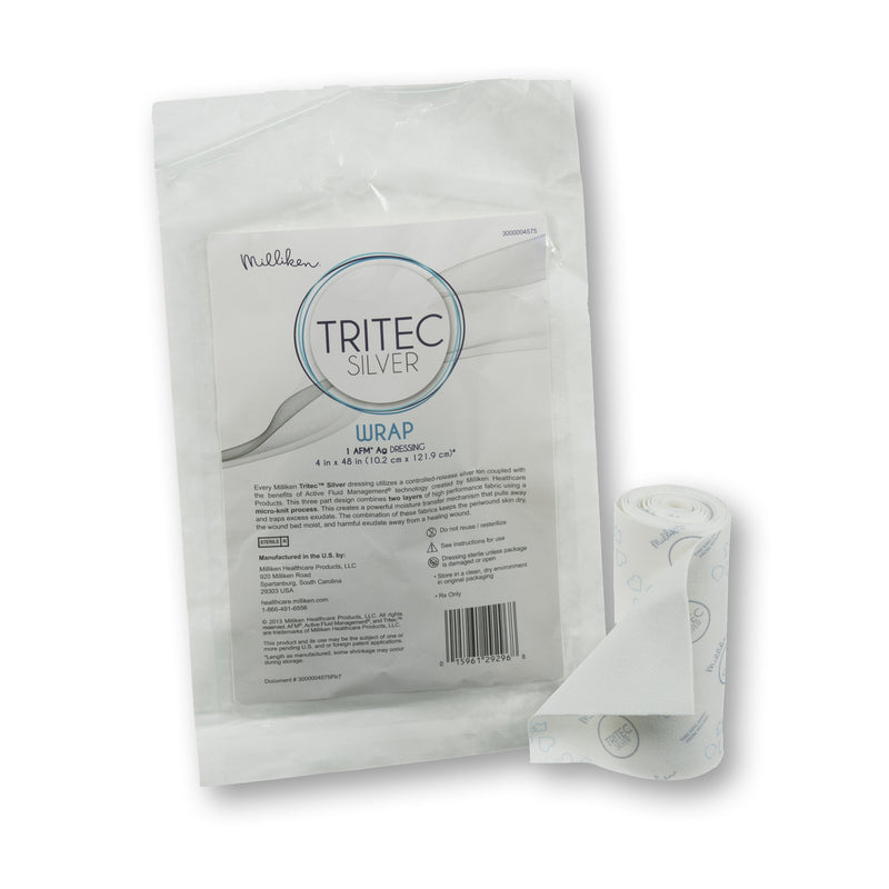 Tritec™ Silver Dressing, 4 X 48 Inch, Sold As 10/Case Milliken 3000004575