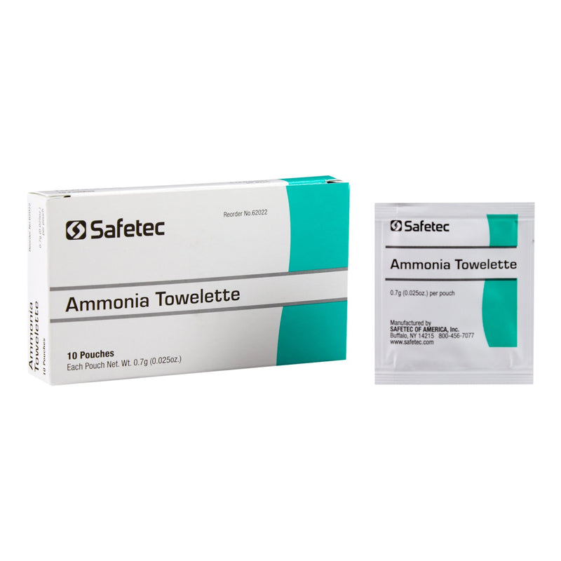 Safetec Ammonia / Alcohol Respiratory Stimulant, Sold As 300/Case Medique 22612