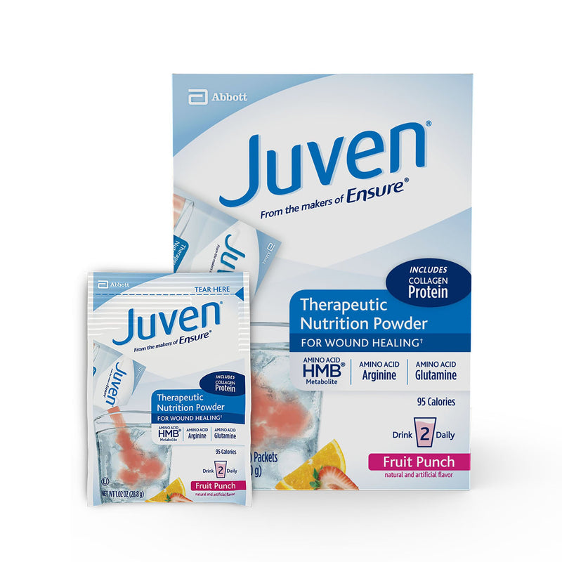 Juven® Fruit Punch Therapeutic Nutrition Powder For Wound Healing, Sold As 30/Box Abbott 66680