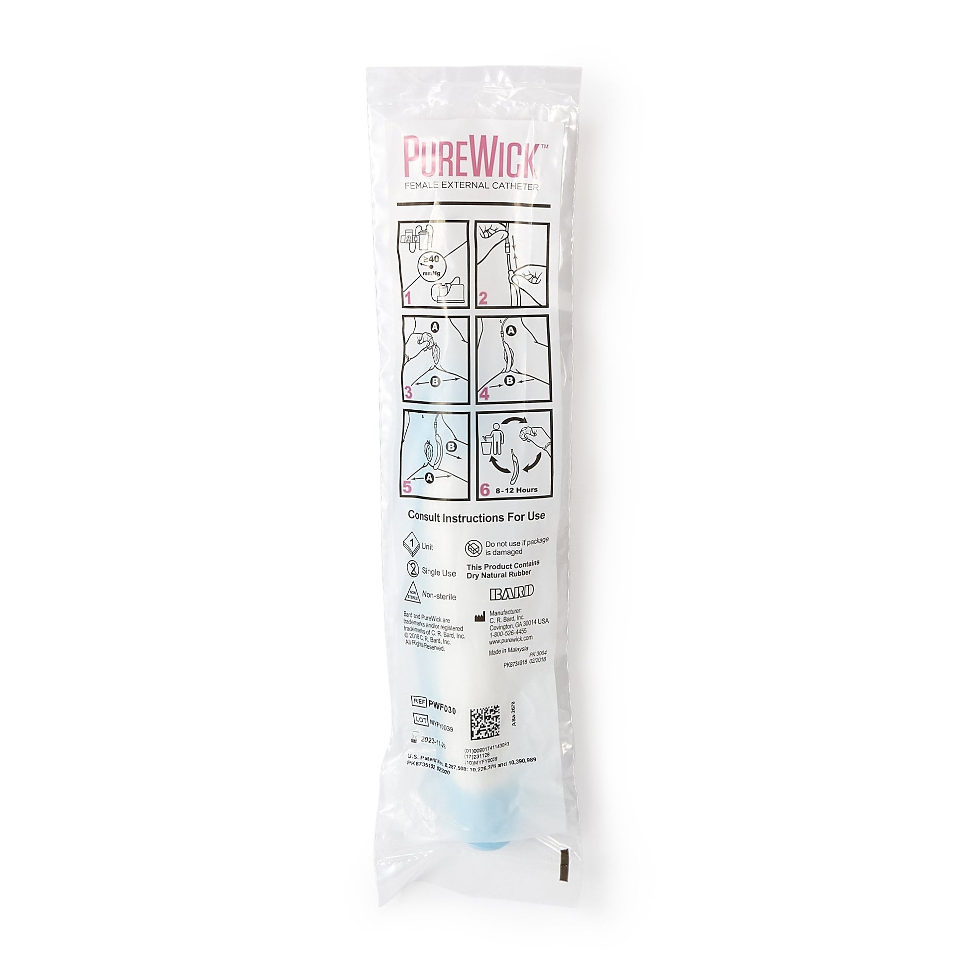 Purewick Female External Catheter, Sold As 1/Each Bard Pwf030