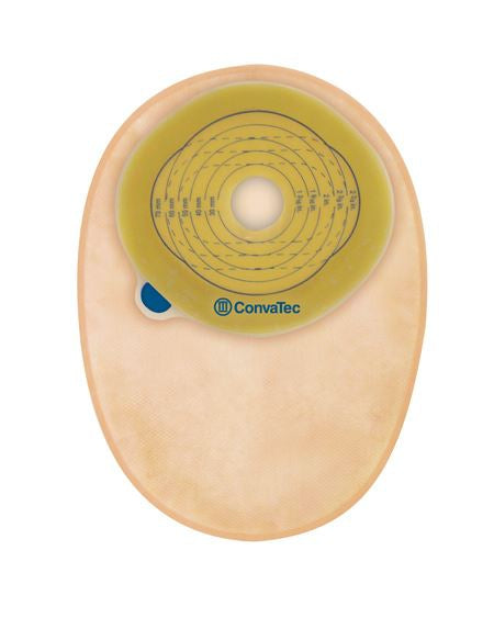Esteem® + One-Piece Closed End Opaque Filtered Ostomy Pouch, 8 Inch Length, 1 Inch Stoma, Sold As 30/Box Convatec 416704