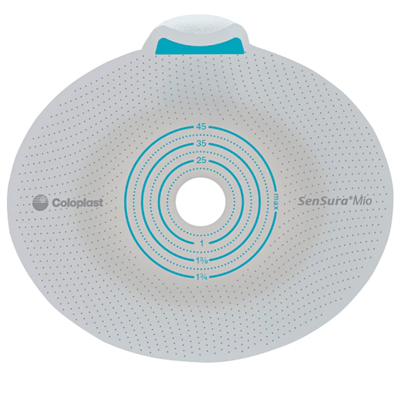 Sensura® Mio Flex Ostomy Barrier With 3/8-2 11/16 Inch Stoma Opening, Sold As 5/Box Coloplast 10571