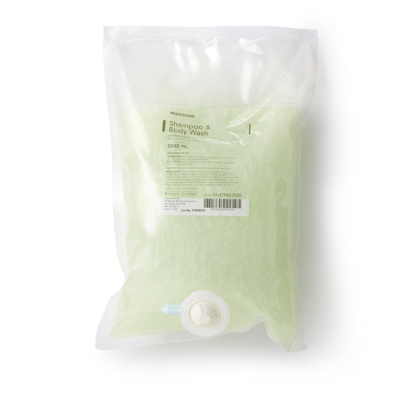 Mckesson Shampoo And Body Wash Dispenser Refill Bag 2000 Ml, Cucumber Melon, Sold As 1/Each Mckesson 53-27906-2000