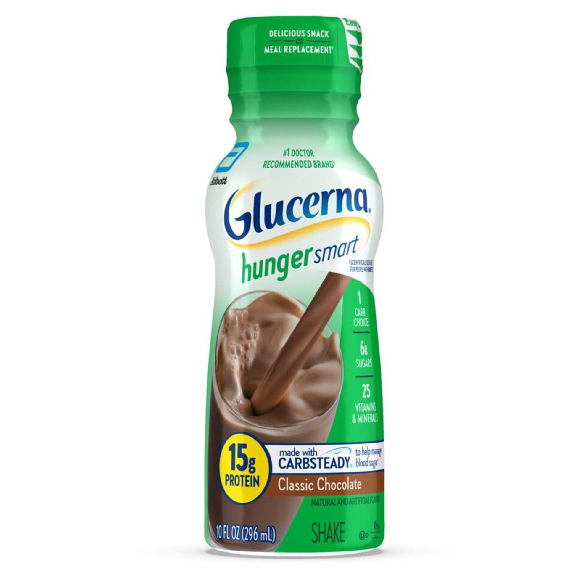 Glucerna Hunger Smart Shake, Chocolate Flavor, 10-Ounce Bottle, Sold As 1/Each Abbott 68604