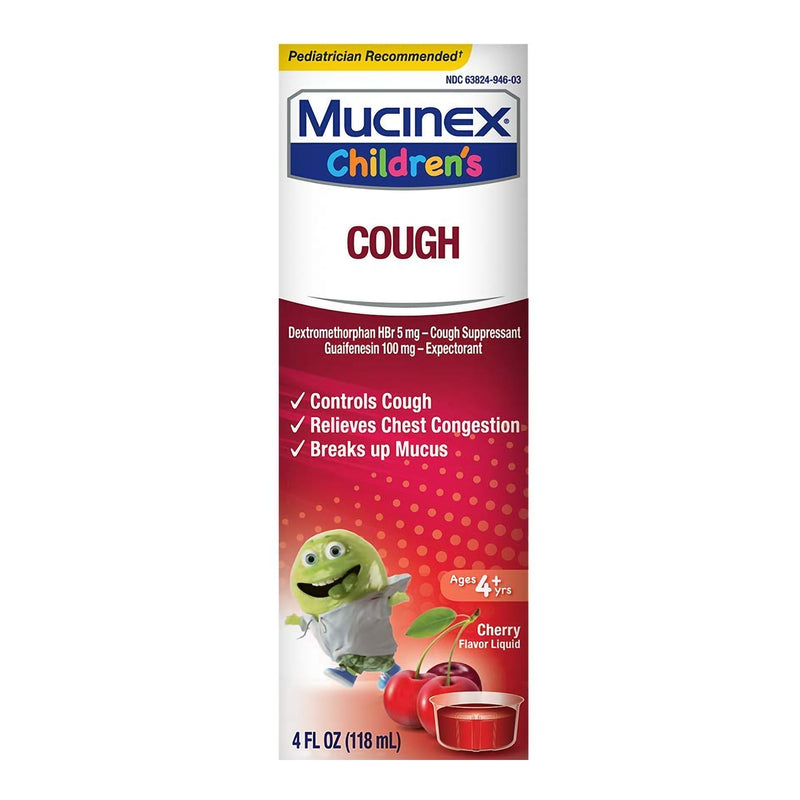 Mucinex® Max Children'S Cold And Cough Relief, 4-Ounce Bottle, Sold As 1/Each Rb 63824094603