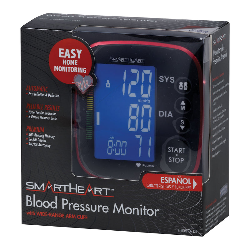 Smarthear Automatic Blood Pressure Arm Monitor, Sold As 12/Case Veridian 01-571