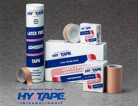 Hy-Tape® Zinc Oxide Adhesive Medical Tape, 1/2 Inch X 5 Yard, Pink, Sold As 18/Carton Hy-Tape 105Lf